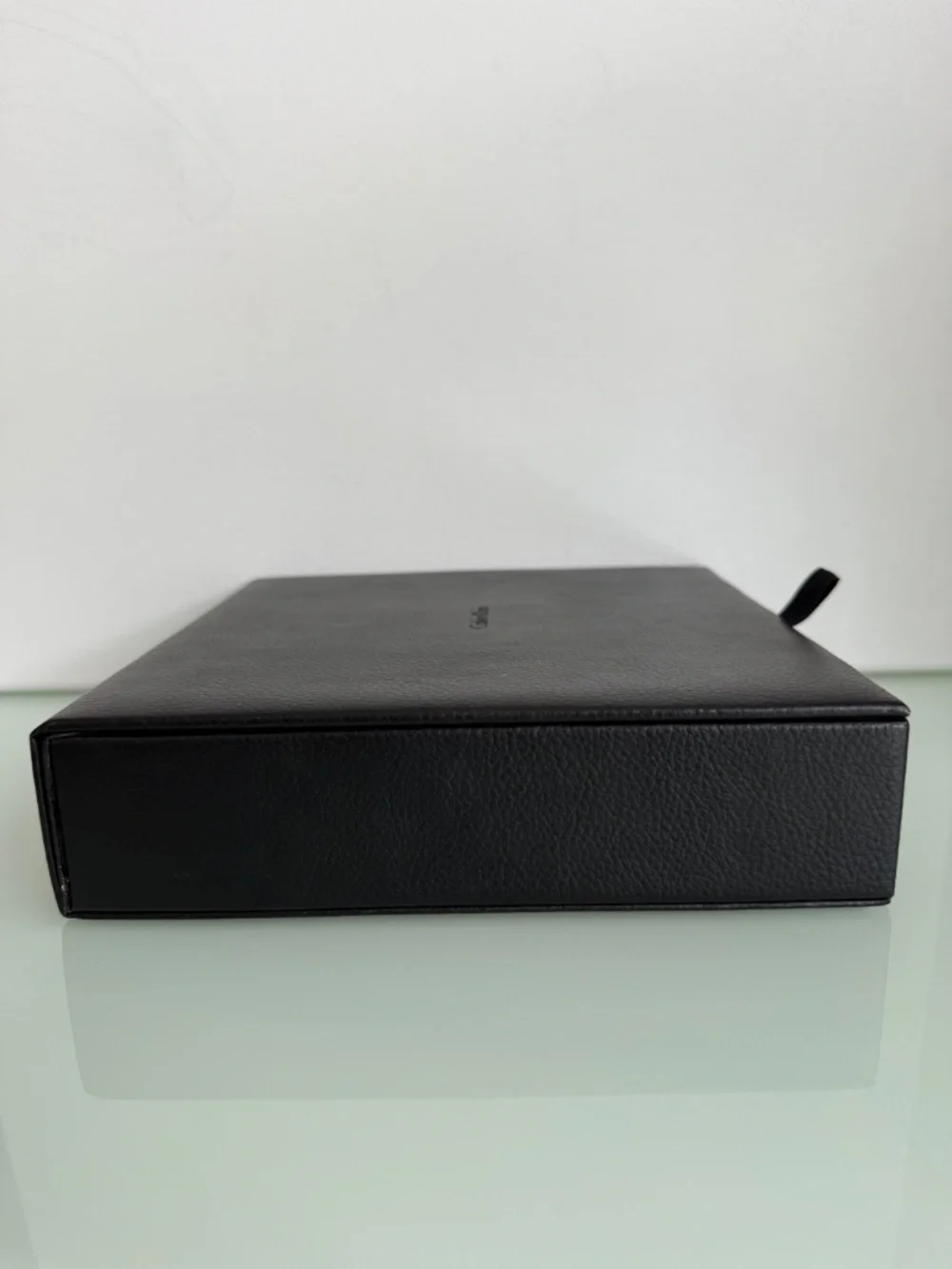 Calvin Klein Black Storage Gift Box Foldable Lid Organizer